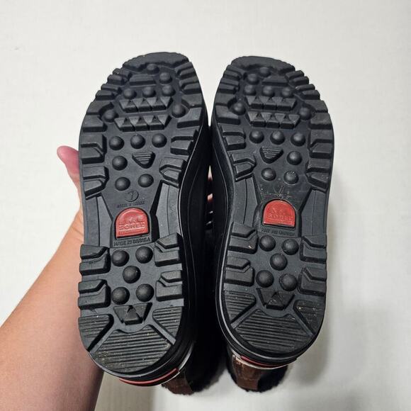 SOREL Alpine Felt Winter Duck Boot Black Size W7 - Picture 5 of 8